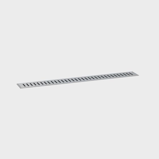 Sleek Stainless Steel Drainage Channel 3D model