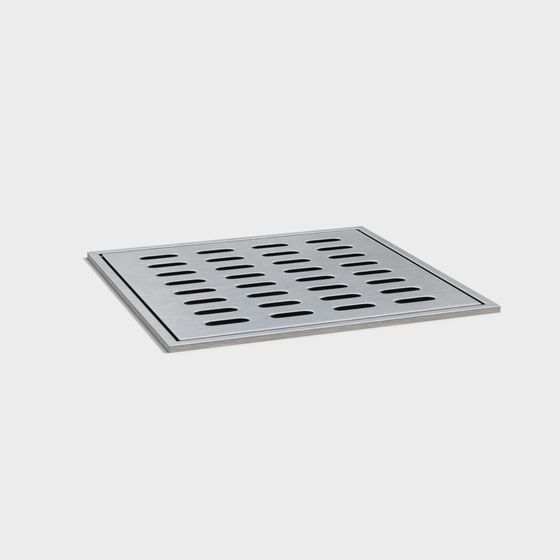Stylish Stainless Steel Drain 3D Model