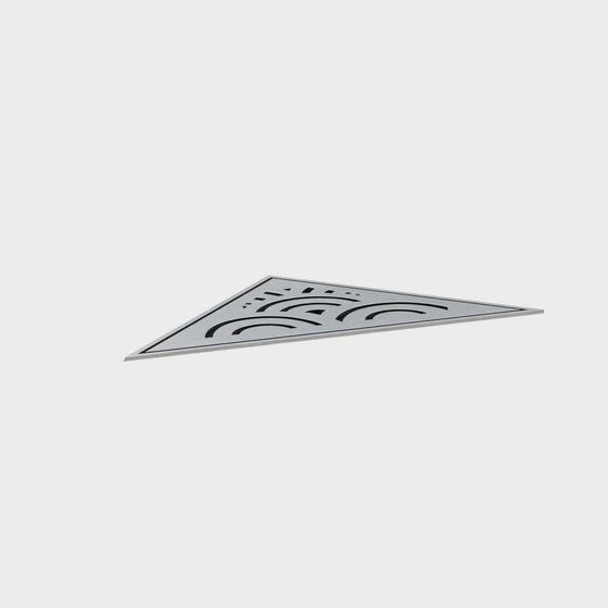 Triangular Tile 3D Model for Contemporary Designs