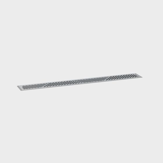 Stylish Stainless Steel Drainage Trench 3D model