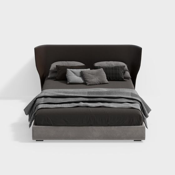 Urban Elegance Bed 3D model