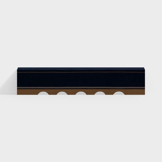 Minimalist Wall Shelf 3D model for Modern Interiors
