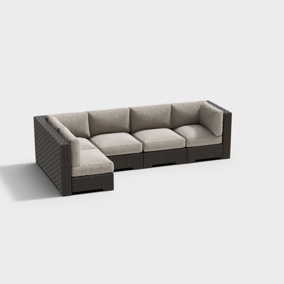 Stylish 3D Model Sofa for Modern Interior Design