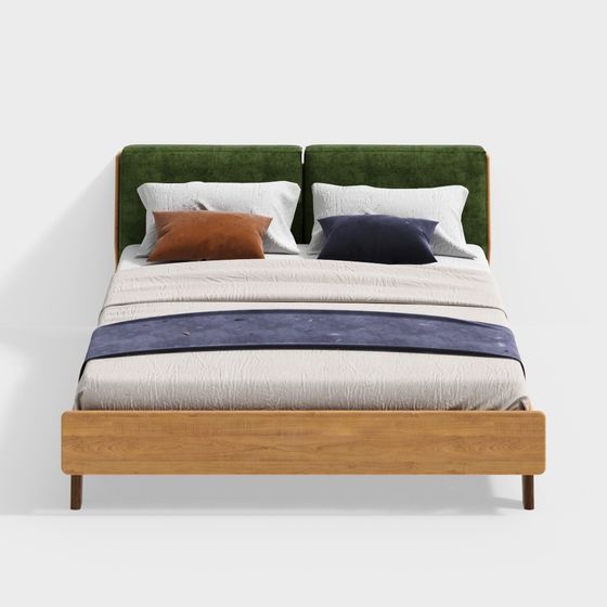 Urban Retreat 3D model Bed