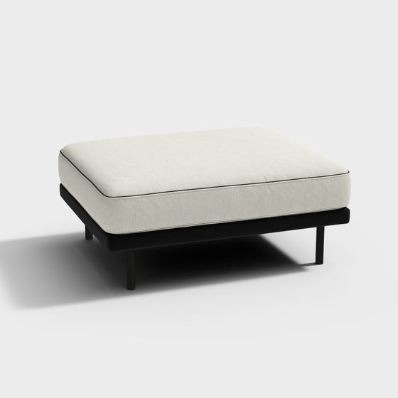 Urban Comfort Ottoman 3D model