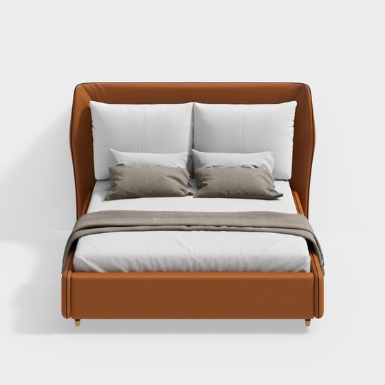 Urban Comfort Bed 3D model