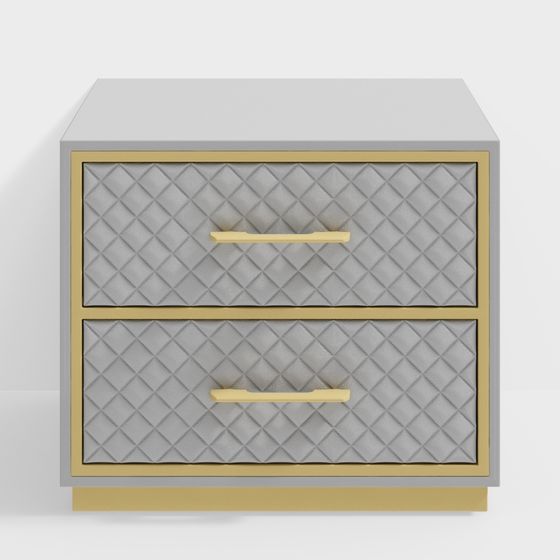 Urban Minimalist Nightstand 3D model