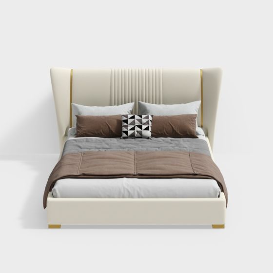 Elegance Bed 3D model