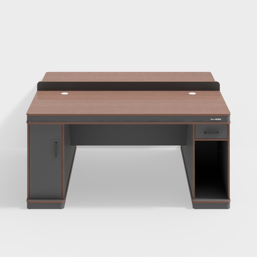 Chinese style-TS08K-Office furniture staff desk desk combination workstation single 2-person 4-person