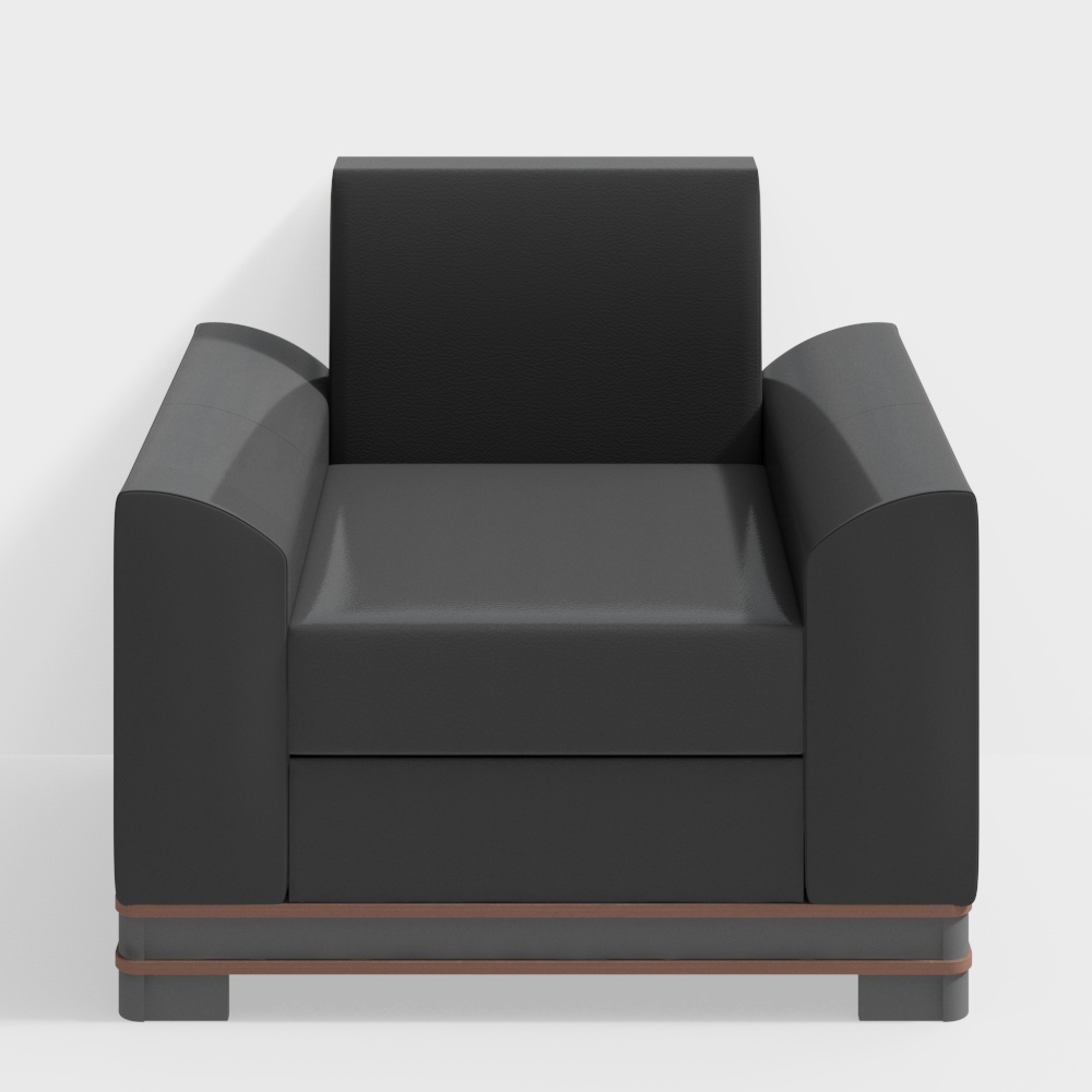 Chinese style-TS07F-Office furniture three- and two-seat unit sofa panel sofa