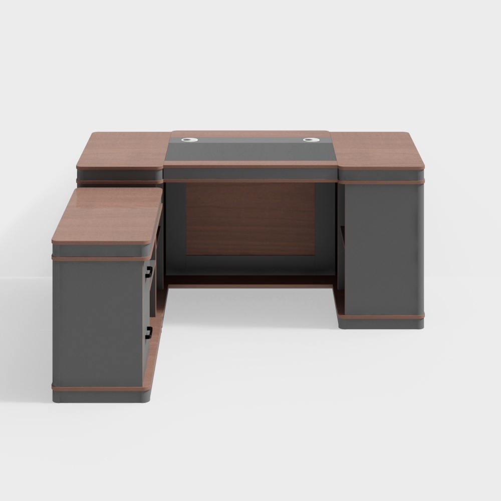 中式-TS01G-辦公家具新老闆桌總裁桌經理桌主管桌高管桌中桌小桌