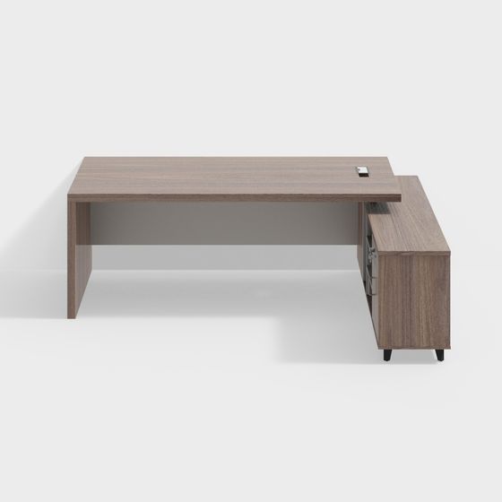 Urban Workspace Desk 3D model for Creative Spaces