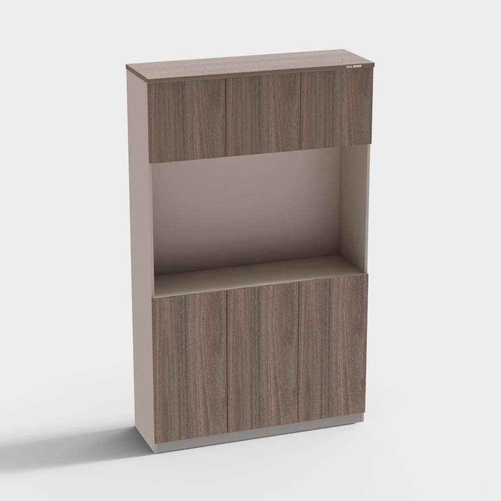 Meubles de bureau modernes et simples-ZM23B-Armoires de rangement de bibliothèques de classeurs en arrière-plan