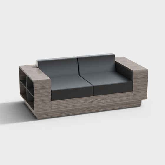 Urban Corner 3D Model Sofa Design