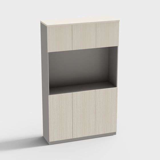 Urban Bookshelf 3D model for Modern Interiors