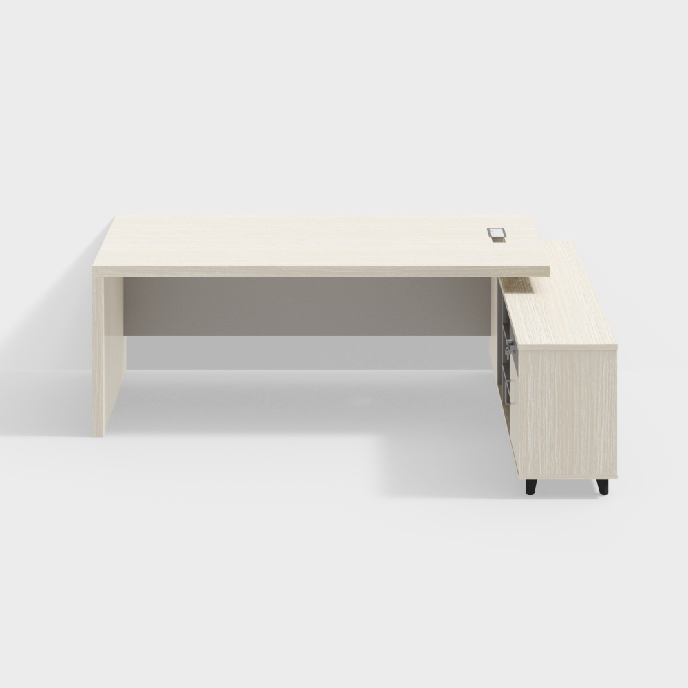 Meubles de bureau modernes et simples-ZM19A-Nouveau style de bureau de patron, bureau de président, bureau de manager, bureau de superviseur, bureau exécutif, bureau intermédiaire, petit bureau