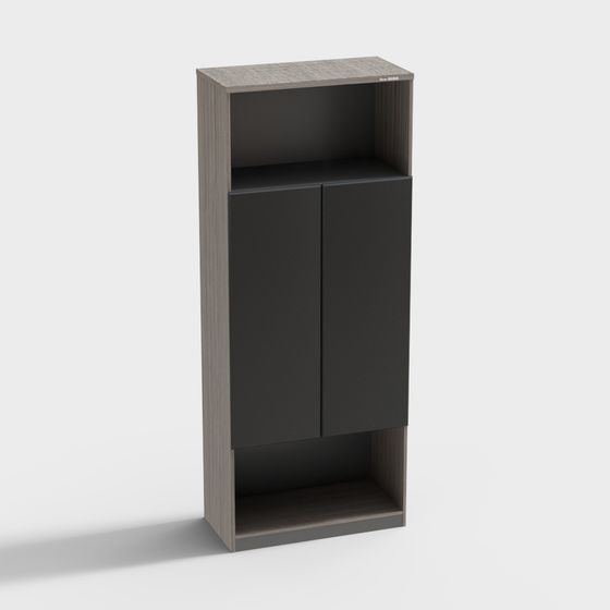 Urban Bookshelf 3D Model for Modern Interiors