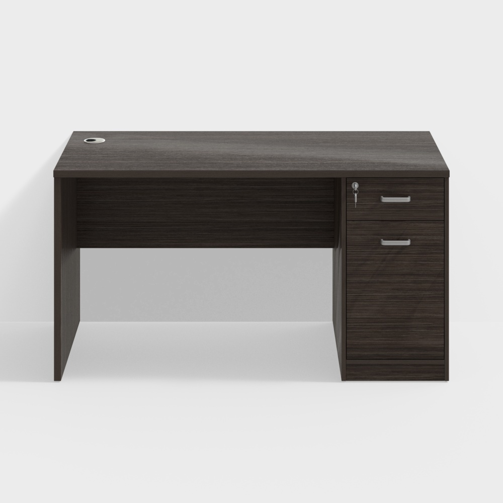 簡約現代辦公桌椅組合