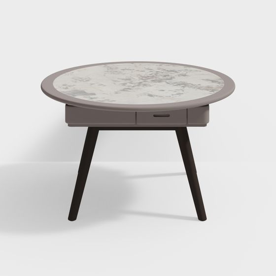 Elegant Round Table 3D model for Contemporary Settings