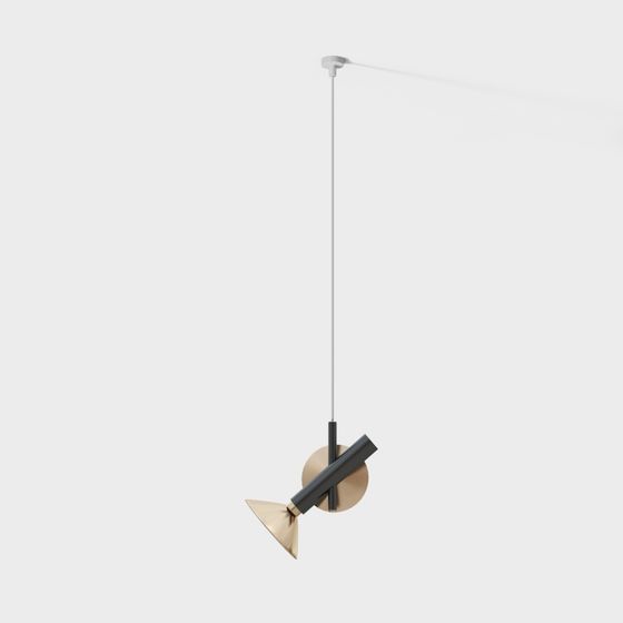 Geometric Shadow Pendant Light 3D model