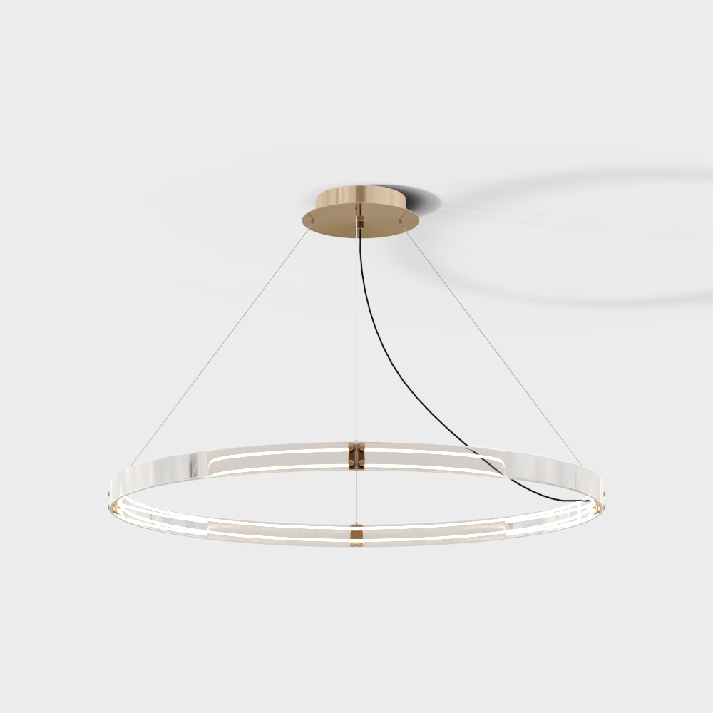 Elegant Ring Light 3D model for Modern Interiors