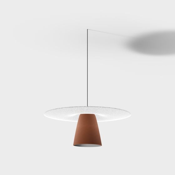 Stylish Pendant Light 3D model for Creative Spaces
