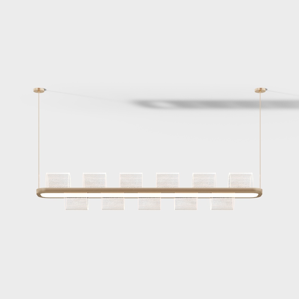 Modern crystal chandelier