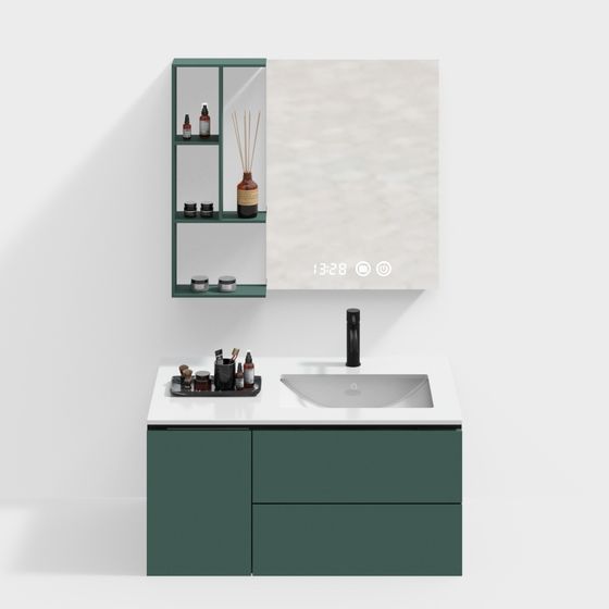 Stylish Modern Bathroom Cabinet 3D model