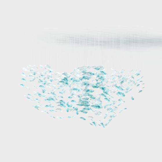 Crystal Rain 3D Model