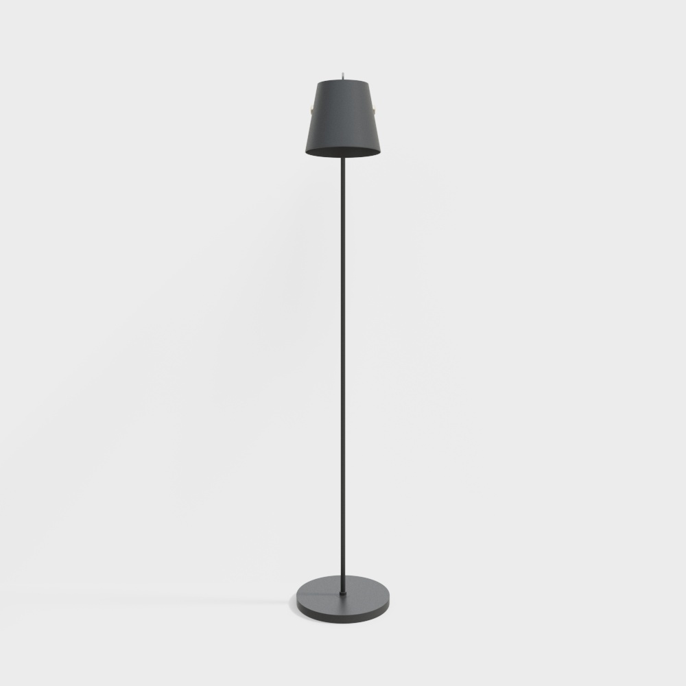 modern metal floor lamp