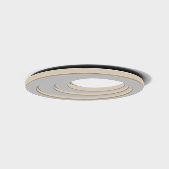 Elegant Round Ceiling Light 3D model