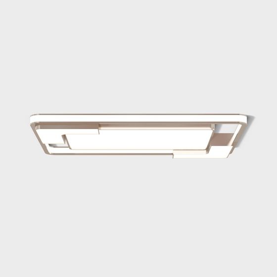 City Light 3D Model - Minimalist Ceiling Lamp Design
