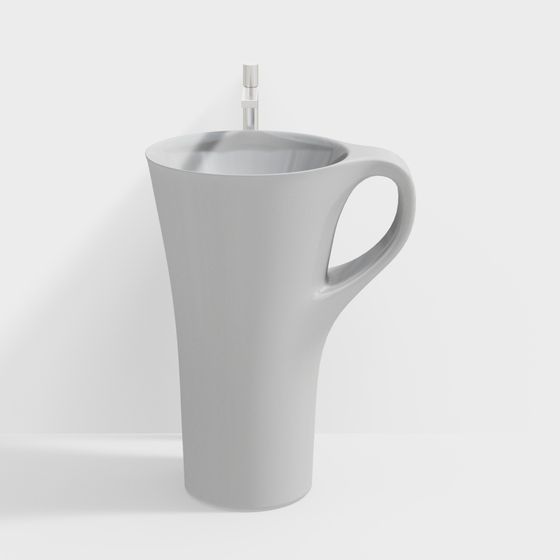 Sleek Streamlined Kettle 3D model