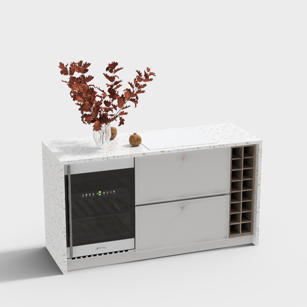 Modern kitchen island