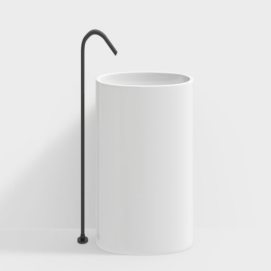 Minimalist Freestanding Sink 3D model