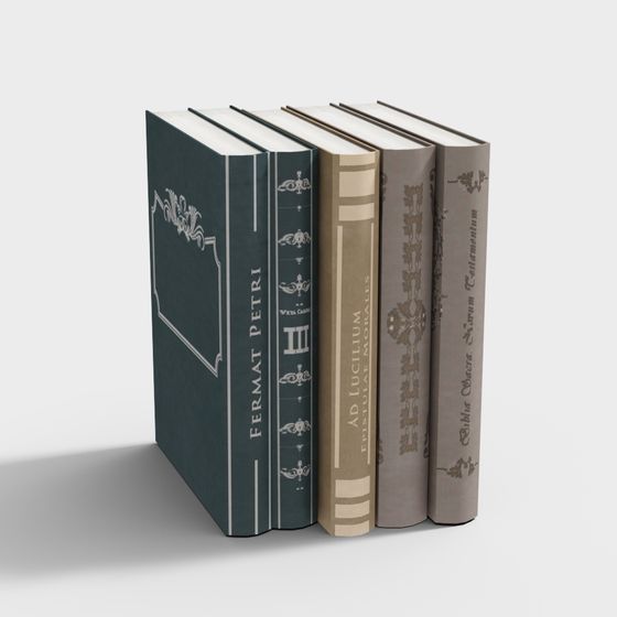 Vintage Bookshelf 3D Model for Creative Spaces