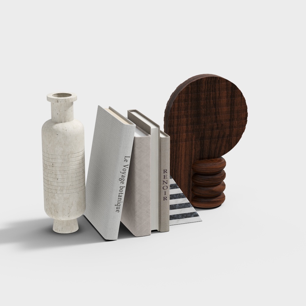 Low Polygon Artistic Decor 3D model