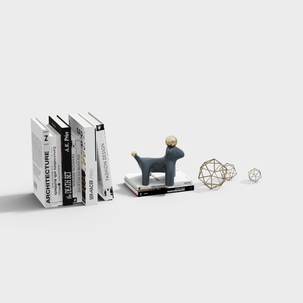 Modern jewelry ornaments book combination