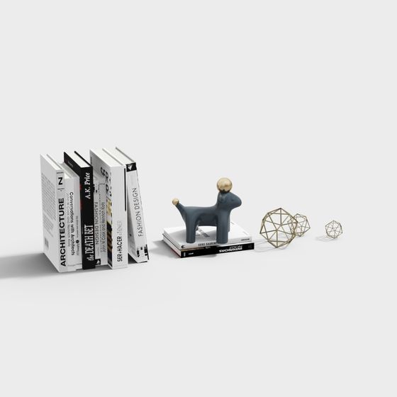 Artistic Deer Sculpture 3D Model for Modern Spaces