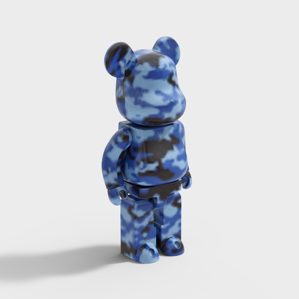 Đồ trang trí đồ trang sức Gloomy Bear hiện đại màu xanh