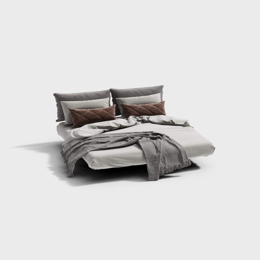 Literie de chambre française de luxe lumineux