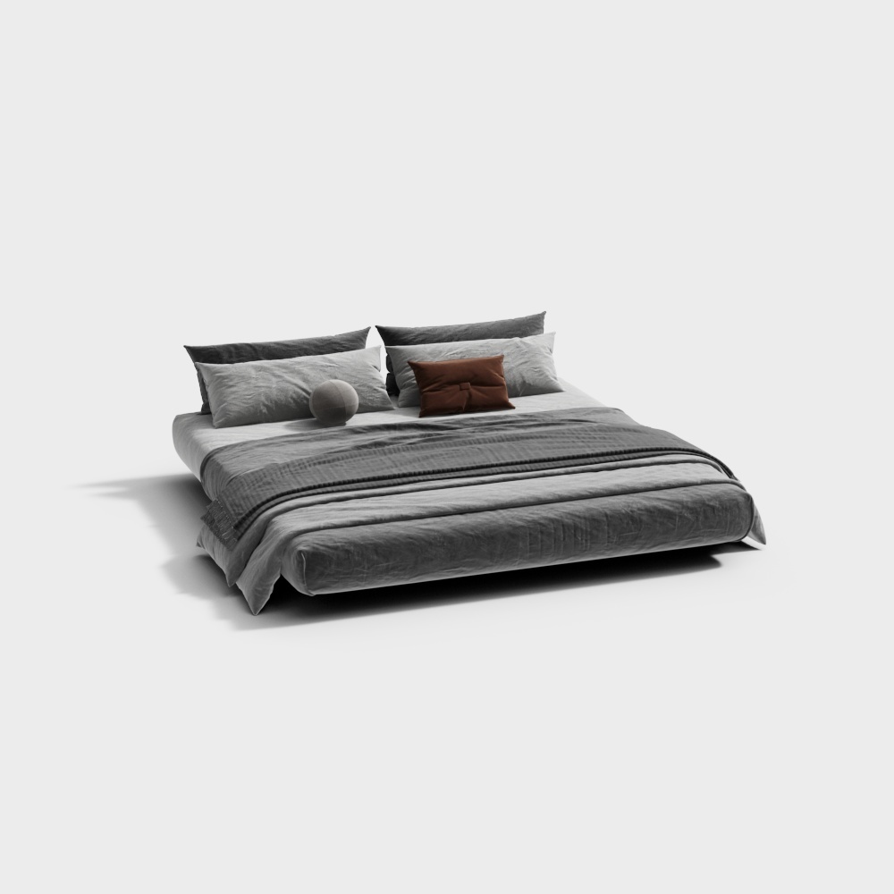 Modern bedroom double bed bedding