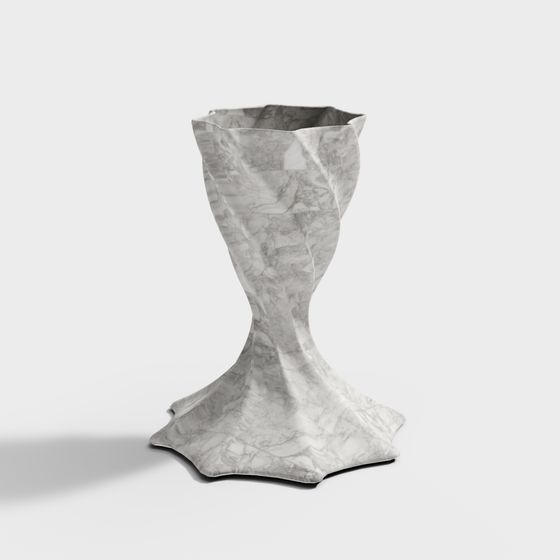 Origami Vase 3D model