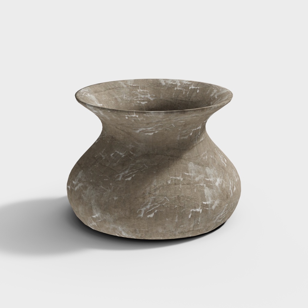 Ancient Pottery 3D Model – Low-Poly Historical Artifact