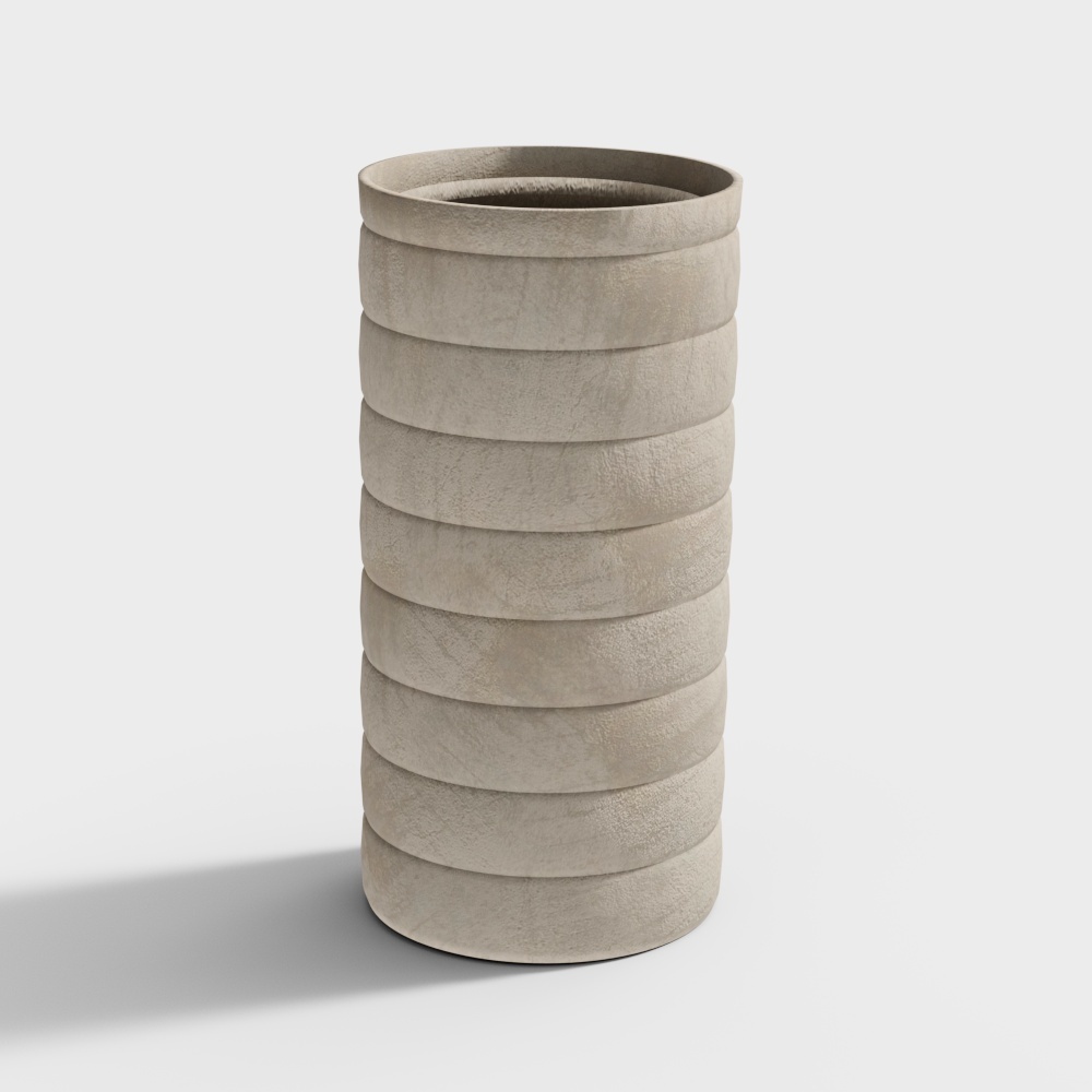 Modern ceramic ware yellow high