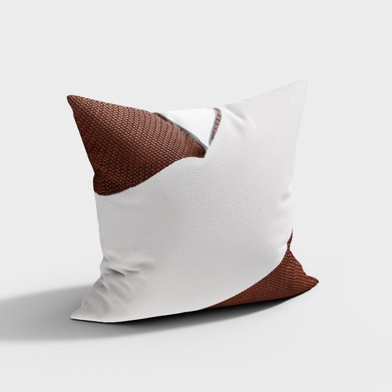 Stylish Low Poly Pillow 3D Model for Modern Interiors