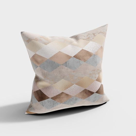 Diamond Pattern Pillow 3D model