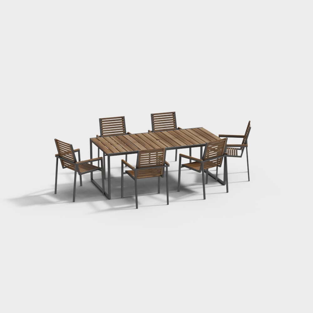 Outdoor table and chair combination -YJ