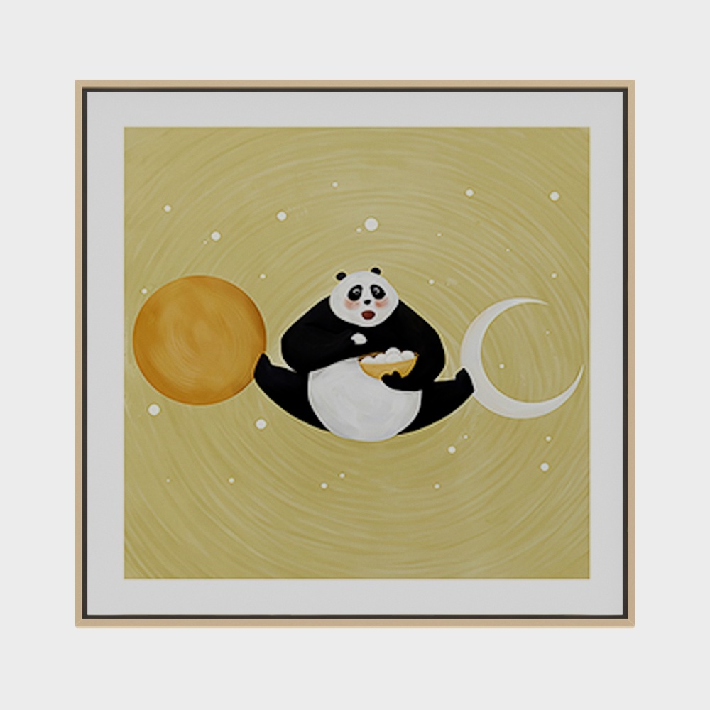 Modern light luxury children's cartoon decorative painting Kung Fu Panda_Copy