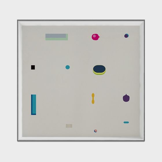 Abstract Geometric 3D Model with Low Polygon Style